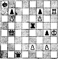 № 1213. Л. Топчеев 'Шахматы', 1928-1 пол. 4 приз (Ход черных. Белые выигрывают)