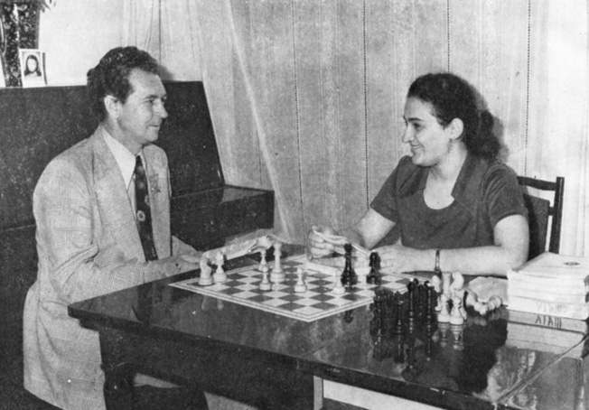 Беседа с председателем Шахматной федерации СССР В. Севастьяновым
