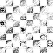 №472. Норвайшас - Рахунов 'Шашки', 1981 (Цвет шашек изменен). Ничья