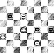 №637. Цирик - Рожков (З. Цирик. 'Русские шашки', 1953). Выигрыш