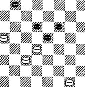 №783. Вайсер - Б. Блин дер '64', 1974 (Цвет шашек изменен). Ничья