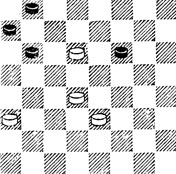 №852. З. Цирик 'Русские шашки', 1953. Выигрыш