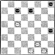 №726. Мартынов - Симонян 'Шашки', 1985 (Цвет шашек изменен). Выигрыш